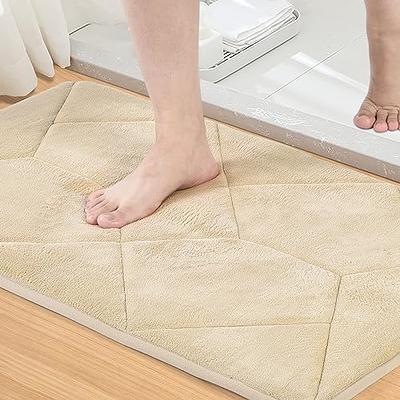Absorbent Soft Bath Mat Bathroom Shower Rug Floor Carpet Non Slip Home Quick  Dry