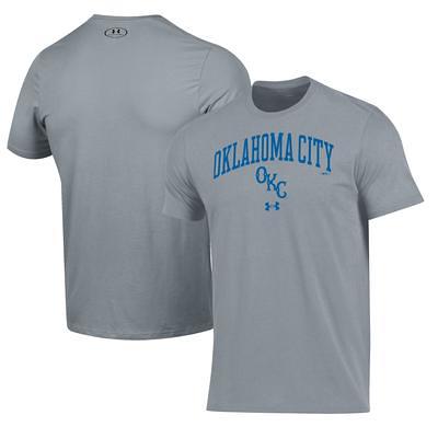 Men's Under Armour Gray Oklahoma City Dodgers Tech Mesh Performance Polo