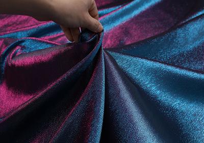 Stretch Metallic Polyester and Elastane Fabric - 148cm