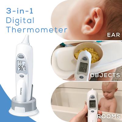 Elera Ear Thermometer for Kids, Baby Thermometer with Forehead and Ear Mode  for Adults, Infant, Kids and Toddler, Touchless and 1 Second Reading with