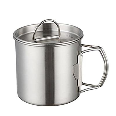 Boundless Voyage 5L Titanium Stock Pot with Lid Folding Handle Soup Pot for  Outdoor Camping Hiking Picnic Home Kitchen Ultralight Cookware Ti2104C -  Yahoo Shopping