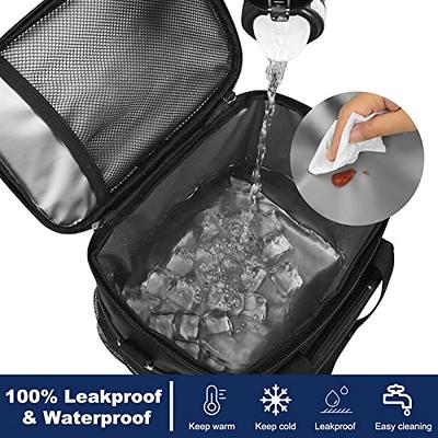 Lunch cooler Box bag Insulated Compartment Leak proof good for travel,  work, fishing, all kind of picnic ET. 