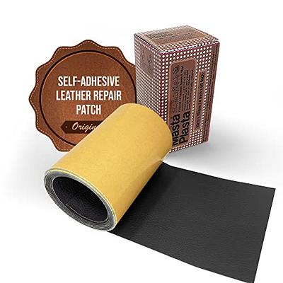 MastaPlasta Original Self-Adhesive Leather Repair Tape - Black 60 x 4  (150 x 10 cm). Instant