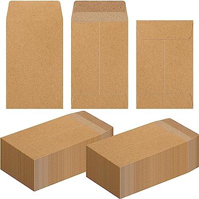 100 Pack Kraft Small Coin Envelopes Self-Adhesive Seed Envelopes