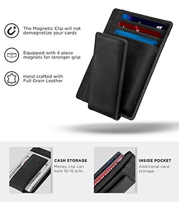  M-Clip Money Clip (Black) - Minimalist Slim Wallet