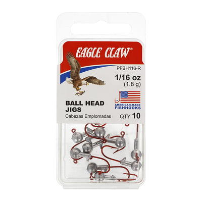 Eagle Claw Insider Tube 1/0 1/16oz Tube Jighead Lead