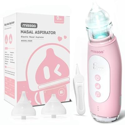 GROWNSY Nasal Aspirator for Baby, Electric Nose Aspirator for Toddler, Baby  Nose Sucker, Automatic Nose Cleaner with 3 Silicone Tips, Adjustable