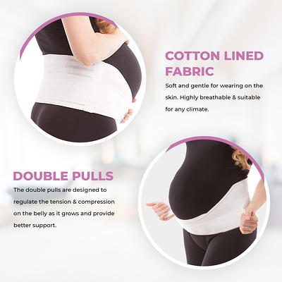 Gabrialla Deluxe Medium Support Pregnancy Belly Band for Women, Back &  Abdominal Brace, MS-96(I) XL - Yahoo Shopping