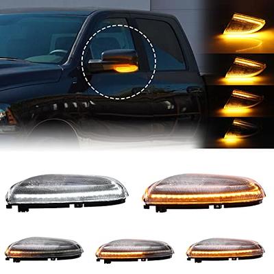 Aexploer Side Mirror Turn Signal LED Puddle Lights for Ram 1500