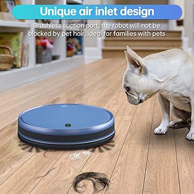 Robotic Vacuum Cleaner Slim Robot Vacuum for Carpet, Self-Charging