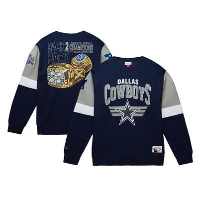 Men's Mitchell & Ness Navy Dallas Cowboys Hometown Champs Pullover