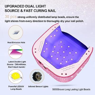 UV LED Nail Lamp Diamond UV Lamps for Nails Rechargeable UV Light