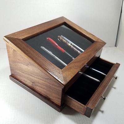 Walnut Wood 19 Pen Box