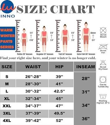 Inno Men's 30 32 34 36 Sherpa Fleece Lined Jogger Pants Warm Sweatpants  Thermal Winter Athletic Lounge Short Tall