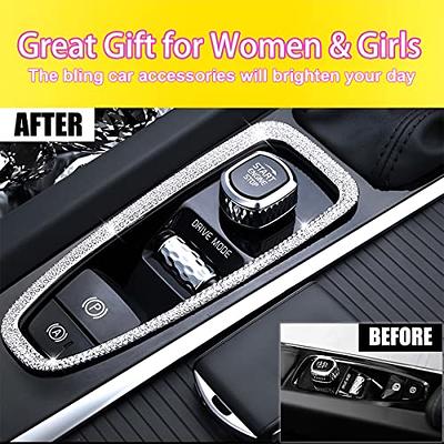 Bling Car Trim Self-adhesive Rhinestone Car Accessories For Women