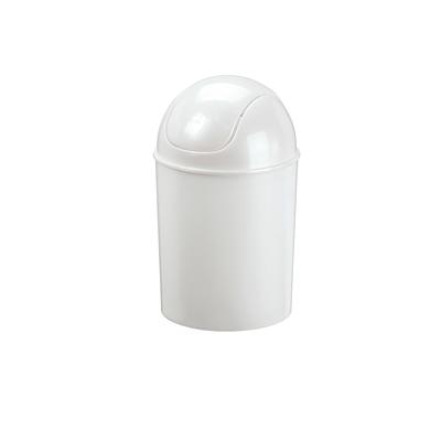 Hefty 13.5-Gallons White Plastic Kitchen Trash Can with Lid Indoor