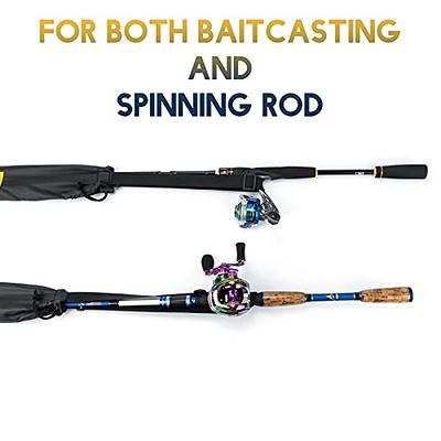 Buy PLUSINNO Fishing Rod Cover, Fishing Rod Sleeve Socks, Braided