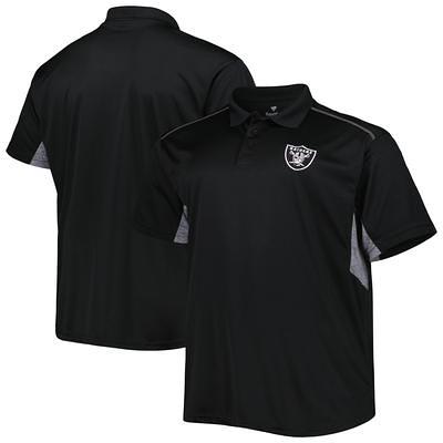 Men's Black Las Vegas Raiders Big & Tall Team Color Polo - Yahoo