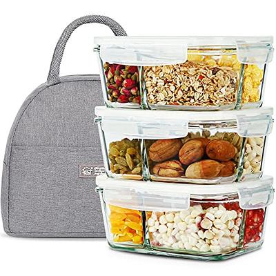 Compartments Salad Container for Lunch Reusable BPA Free Food Prep  Containers for Kids Lunchable Kids Snack Container 1pc