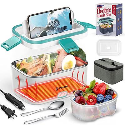 12V Car Portable Food Heating Lunch Box Electric Heater Warmer Bag