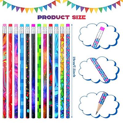 Wooden Pencil with Eraser Assortment Colorful Pencils for Kids Writing Fun  Assorted Pencils Novelty Kids Pencils Fun School Supplies for Classroom