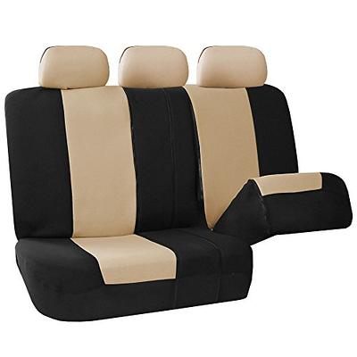 Flying Banner Car Seat Covers Front Seats Rear Bench Polyester car seat  Protectors Easy installations Rear Bench Split Classic Man Lady Truck (Full