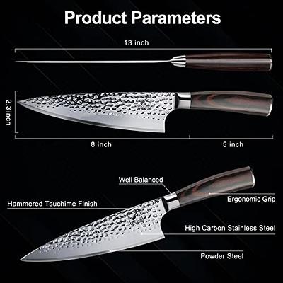 Kitchen Knife Chef Knife 8 Inch German High Carbon Stainless Steel  Ultra-Sharp