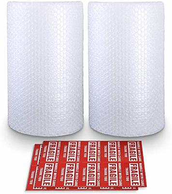 Basics Perforated Bubble Cushioning Wrap, Large, Clear, 5/16,  12-Inch x 100-Foot Long Roll