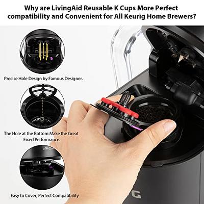 Ninja Dual Brew Coffee Maker 6 Reusable Refillable K Cup Coffee Filter Pods