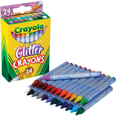 6 Packs: 24 ct. (144) Crayola® Glitter Crayons