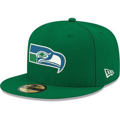 Men's New Era College Navy/Neon Green Seattle Seahawks 2021