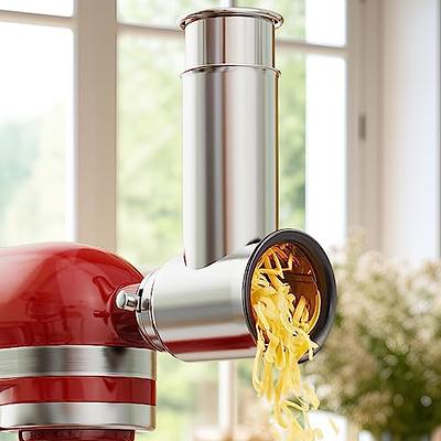 Stainless Steel Slicer Shredder Attachment for KitchenAid Mixers, Cheese  Grater Attachment For Kitchenaid, Vegetable Slicer Attachment for Kitchenaid,  GVODE Food Processor Attachment - Yahoo Shopping