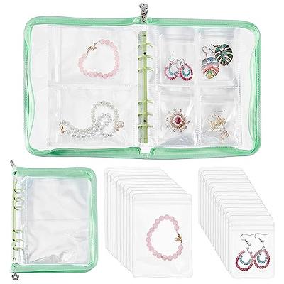 1PC Portable Transparent Jewelry Storage Book Necklace Bracelet Ring  Organizer