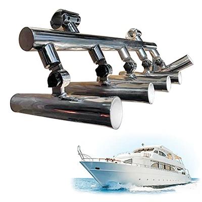 Fishing Rod Accessories Stainless Steel Fishing Rod Bracket Sure Grip Steel  Rod Holder PVC Coated Steel Fishing Holder for Boat, Ship, Yacht and More