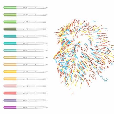 ai-natebok 36 Colored Fineliner Pens Fine Tip Pens Porous