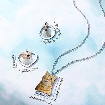 Personalized Photo Custom Pet Portrait Necklace