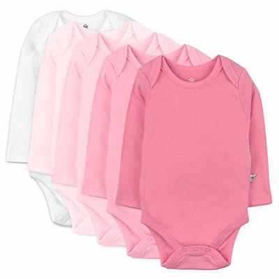 5-Pack Organic Cotton Long Sleeve Bodysuits