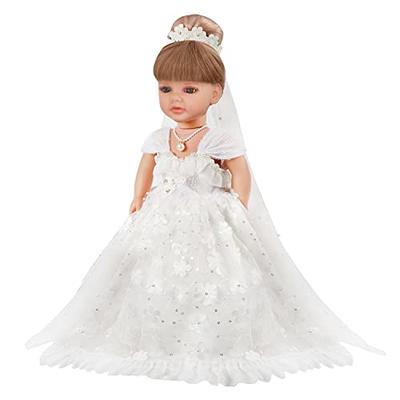 ENOCHT 15 Set 5.3 Inch Doll Clothes 5 Outfit 5 Dresses 5 Swimsuits for 4-6  Inch Girl Doll Clothes Dress
