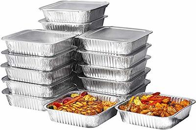 Rocinha 36 PCS Christmas Aluminum Foil Pans with Lids-3 Holiday Print  Designs, Aluminum Food Containers Disposable, Christmas Tins for Food,  Candy