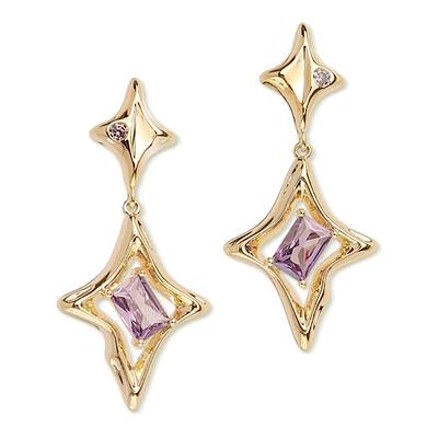  Sonateomber Gold Star Drop Dangle Earrings for Women