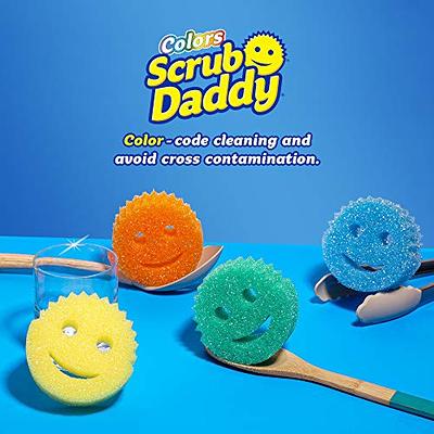 Original Scrub Daddy Sponge - Scratch Free Scrubber for Dishes and Home,  Odor Resistant, Soft in Warm Water, Firm in Cold, Deep Cleaning Kitchen and