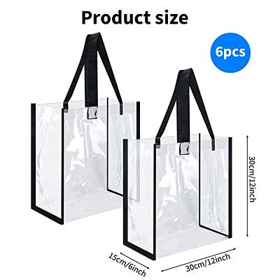 Clear Pvc Tote Bag 12x12x6