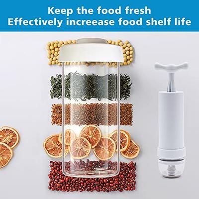 Mason Jar Vacuum Sealer and Accessory Hose Compatible with FoodSaver Vacuum  Sealer Portable Hand Pump Vacuum Sealer for Jars Regular & Wide Mouth and