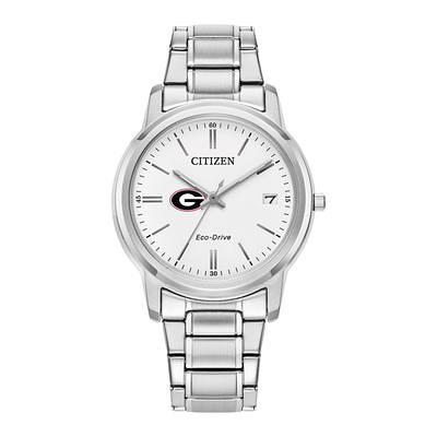 Women's Citizen Watch Silver Georgia Bulldogs Eco-Drive White Dial  Stainless Steel - Yahoo Shopping