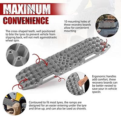 2 Pieces Traction Aid Motorhome, Traction Recovery Board Offroad Tracks Traction  Mats Tire Non Slip Mat Plate Grip Traction Aid for Snow Mud Grip Mat :  : Automotive