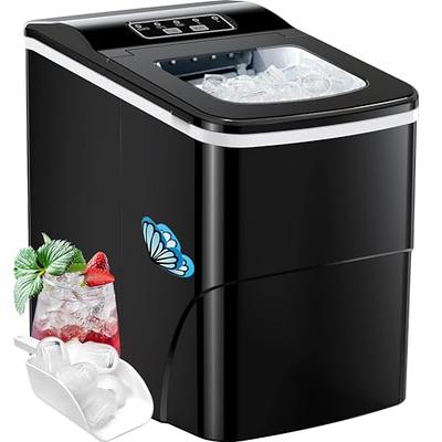 Ice Makers Countertop - Silonn Portable Ice Maker Machine for Countertop,  Make 26 lbs Ice in 24 hrs, 2 Sizes of Bullet-Shaped Ice with Ice Scoop and  Basket - Yahoo Shopping