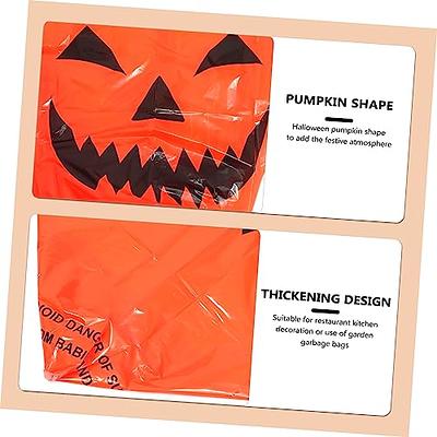 Halloween Leaf Trash Bag Pumpkin Pattern Lawn Bags Pumpkin Lawn