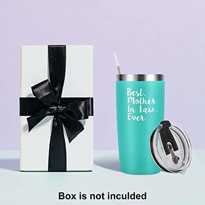 Best Mom Ever Gift - Stainless Steel Insulated Tumbler with Straw- Mint