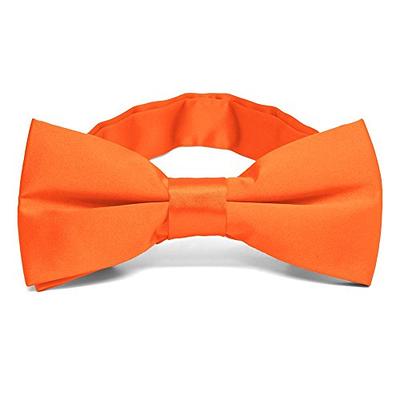  Vibrant Orange Feather Bow Tie & Lapel Pin Set, Handmade  Accessory for Men