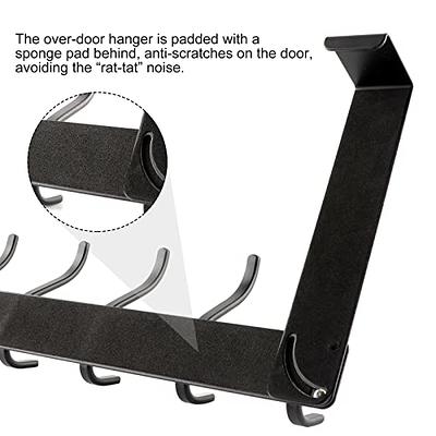 DAJIANG Over The Door Hook Hanger, Towel Rack with 6 Coat Hooks